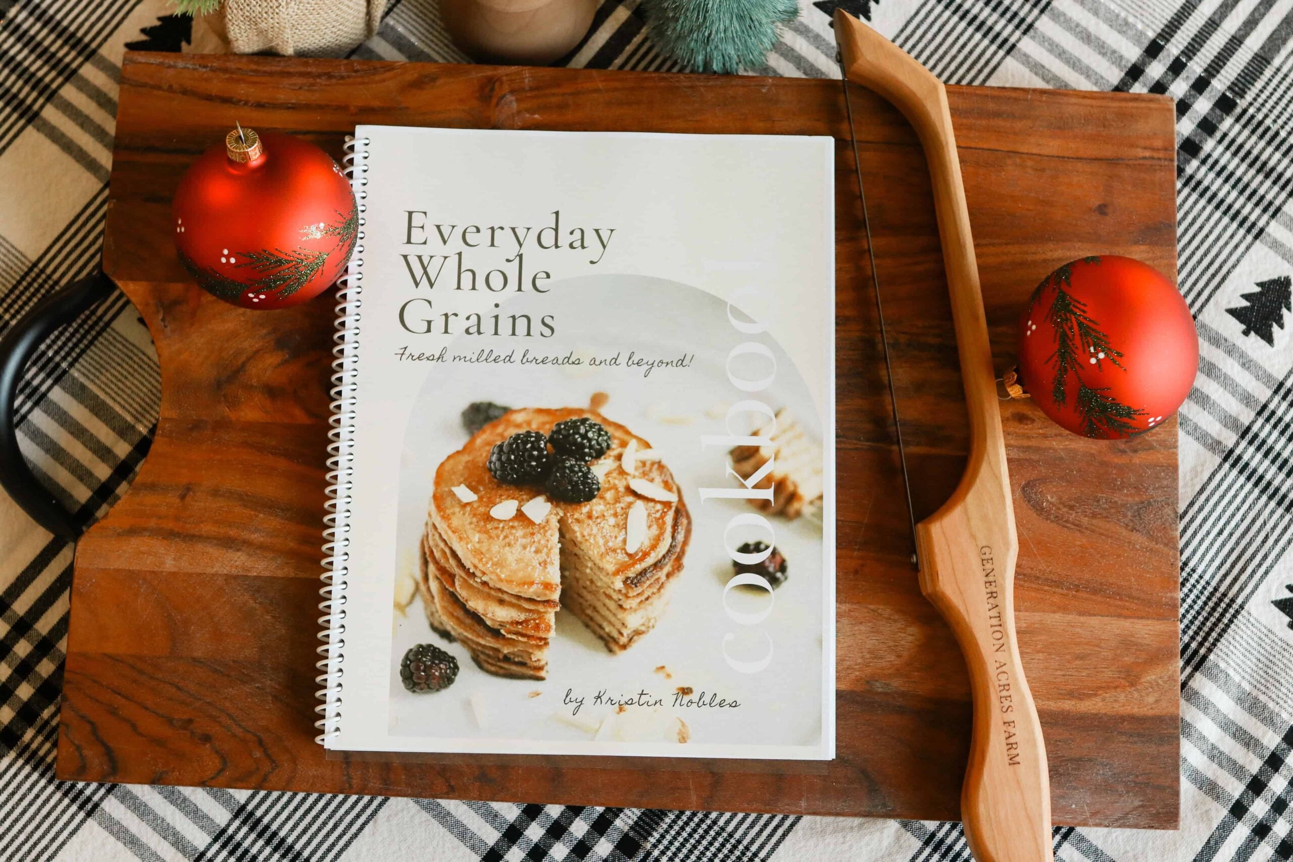 Cookbook + Bread Knife Gift Set