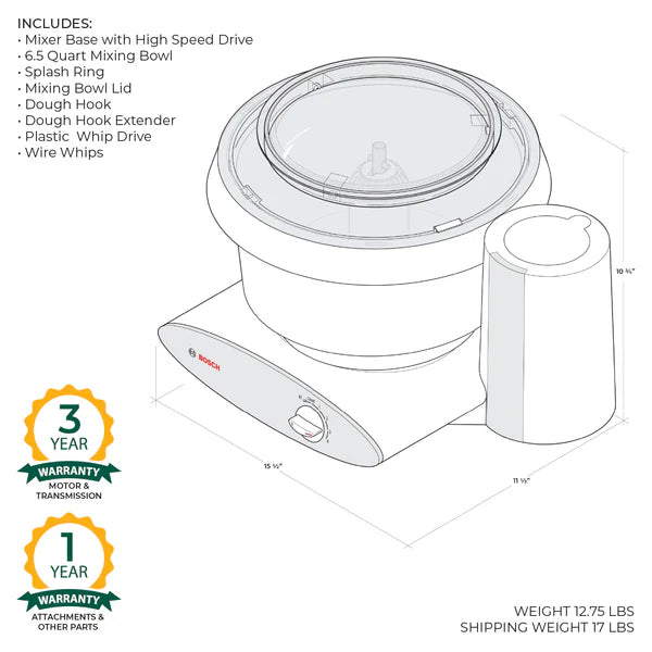 White Universal Plus Mixer image 5