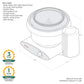 White Universal Plus Mixer image 5